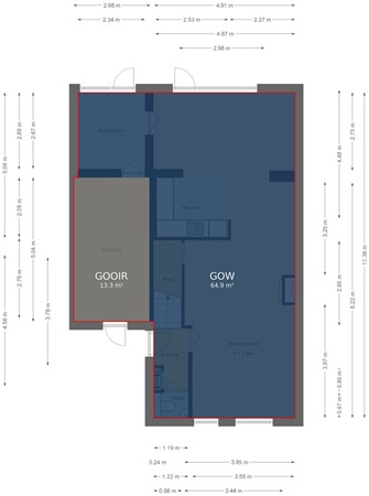 Foto - Onder bod: De Sallandse Roe 40, 8252 JW Dronten